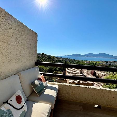 Studio Vue Mer A Porticcio Piscine Et Parking Kültér fotó