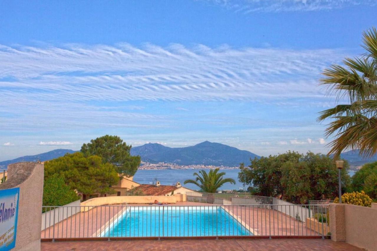 Studio Vue Mer A Porticcio Piscine Et Parking Kültér fotó