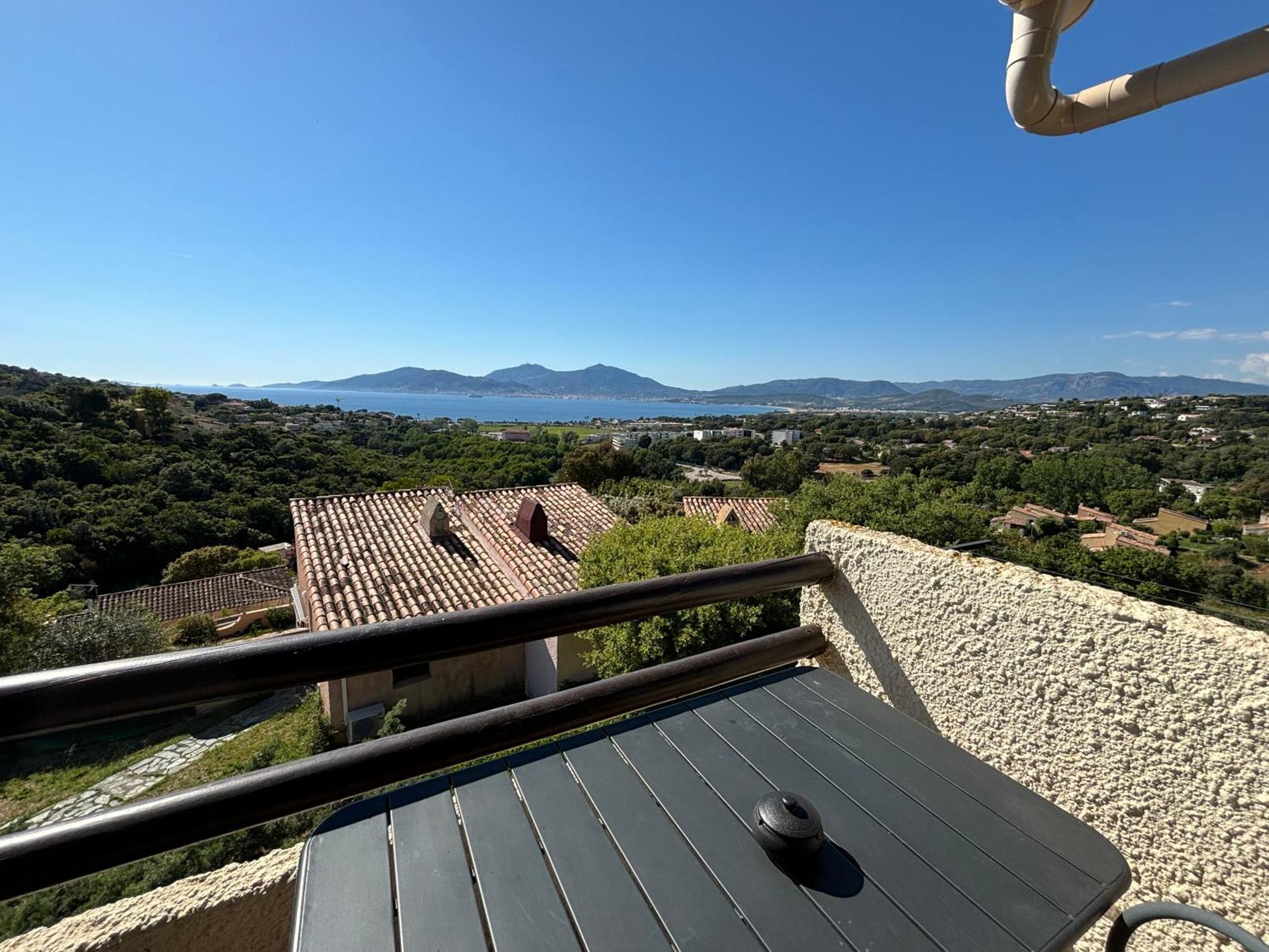 Studio Vue Mer A Porticcio Piscine Et Parking Kültér fotó