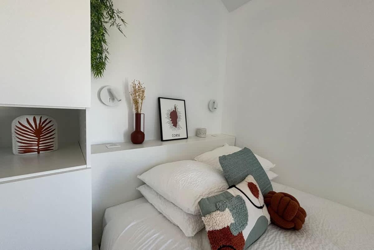 Studio Vue Mer A Porticcio Piscine Et Parking Kültér fotó